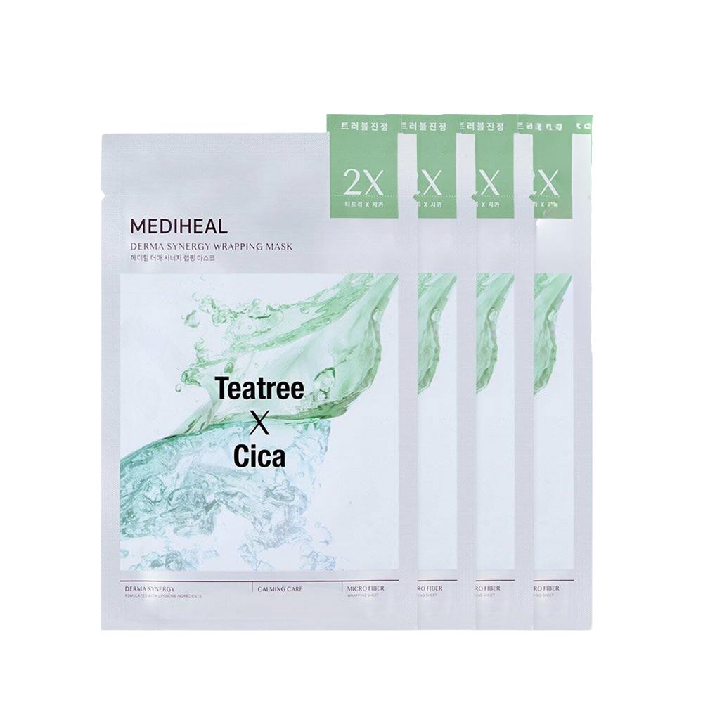 Mediheal Derma Synergy Wickeltuchmaske zur beruhigenden Pflege 4P