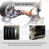 2pcs Dustproof Car Steering Boot Universal Steering Boot Gaiter Drive Shaft Boot  Car Accessories