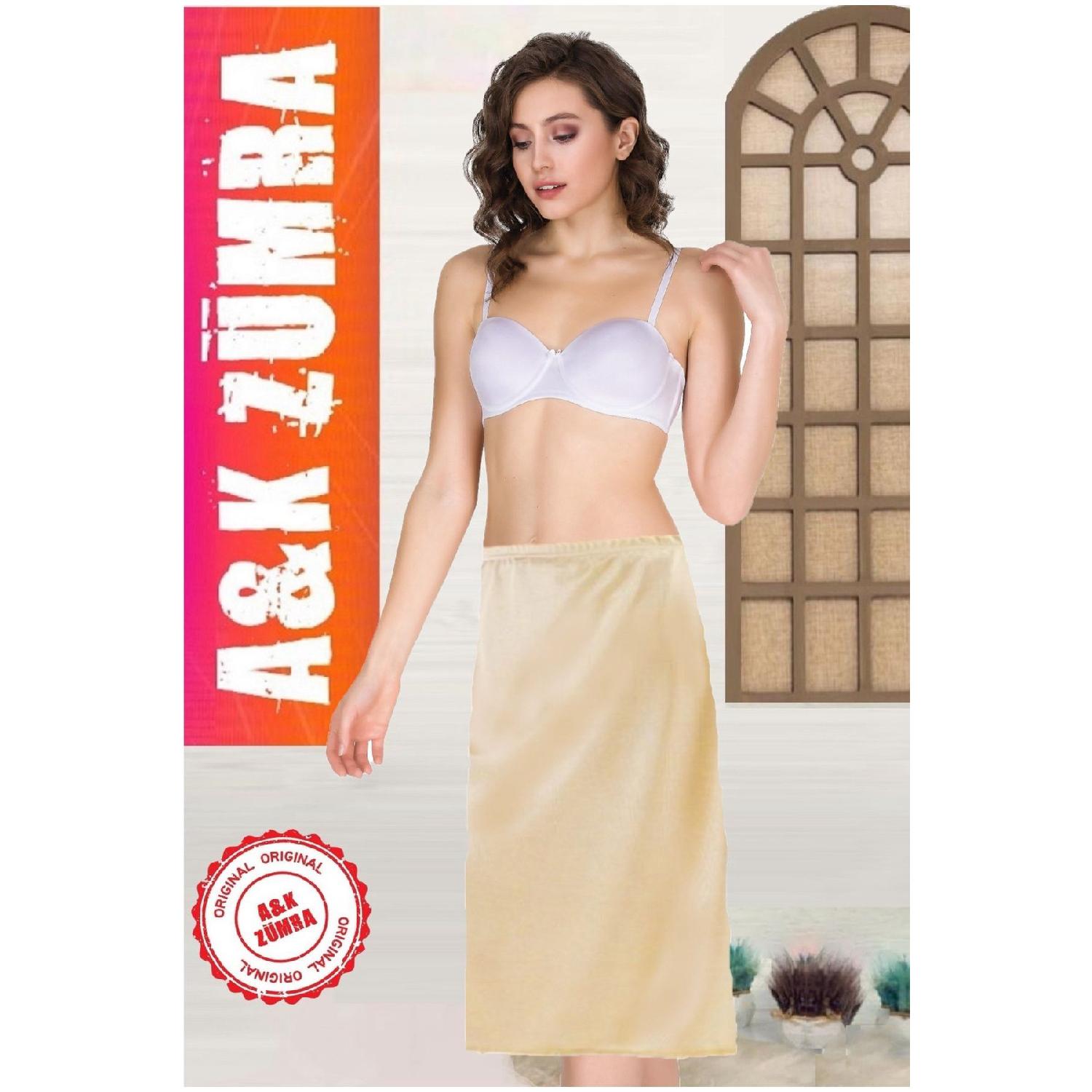 

Below Knee Full Length Underskirt Skirt Lining Skin S/M білий