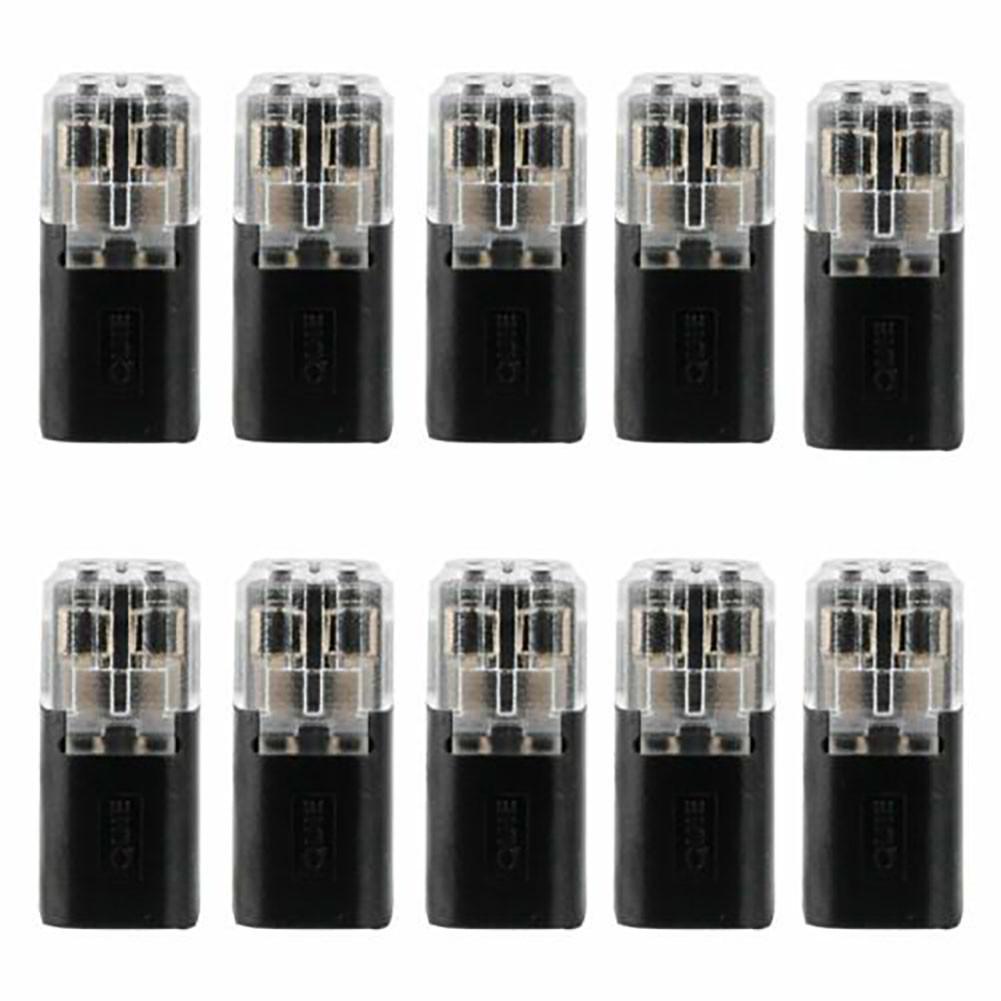 10Pcs Car Auto Wire Cable Plug Connectors Kit 2 Pin Way Terminal Clamp Waterproof
