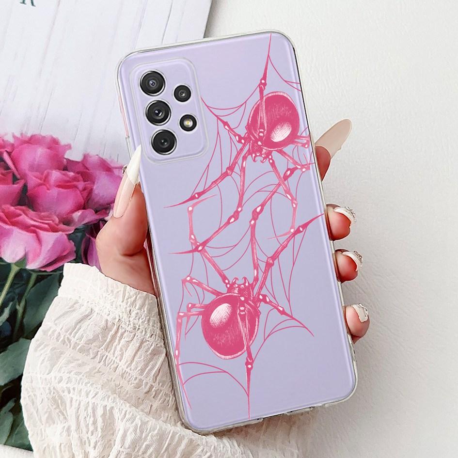 For Samsung Galaxy A52 Case SM-A525F Cover New Stylish Flower Butterfly Soft Silicone Phone Cases For Samsung A72 A52s 5G Fundas