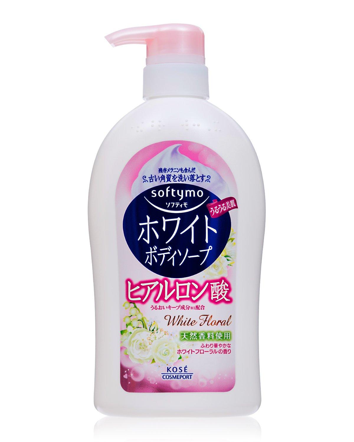 KOSE Softymo White Body Soap (Hyaluronic Acid) 600ml