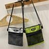 Nylon Square Bag Unisex Outdoor Sports Casual Crossbody Women'S Bag Street Trend Polyester Material Zipper Opening