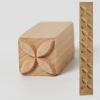 1Pc Hand Carved Wooden Stamps Emboss Art DIY Clay Printing Pottery Tools Fish Bone / Squirrel / Flower / Deer / Star