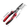 Industrial-Grade Multi-Function Aviation Snips Ergonomic Arc Grip & Safety Lock, Cuts Aluminum, Copper, Steel, Wire Industrial