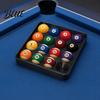 Non-deforming Pool Ball Storage Box 16 Holes Billiard Tray Billiards with Anti-Slip Arc Concave 4x4 Groove Design 3D Printed Holder Tray for Snooker