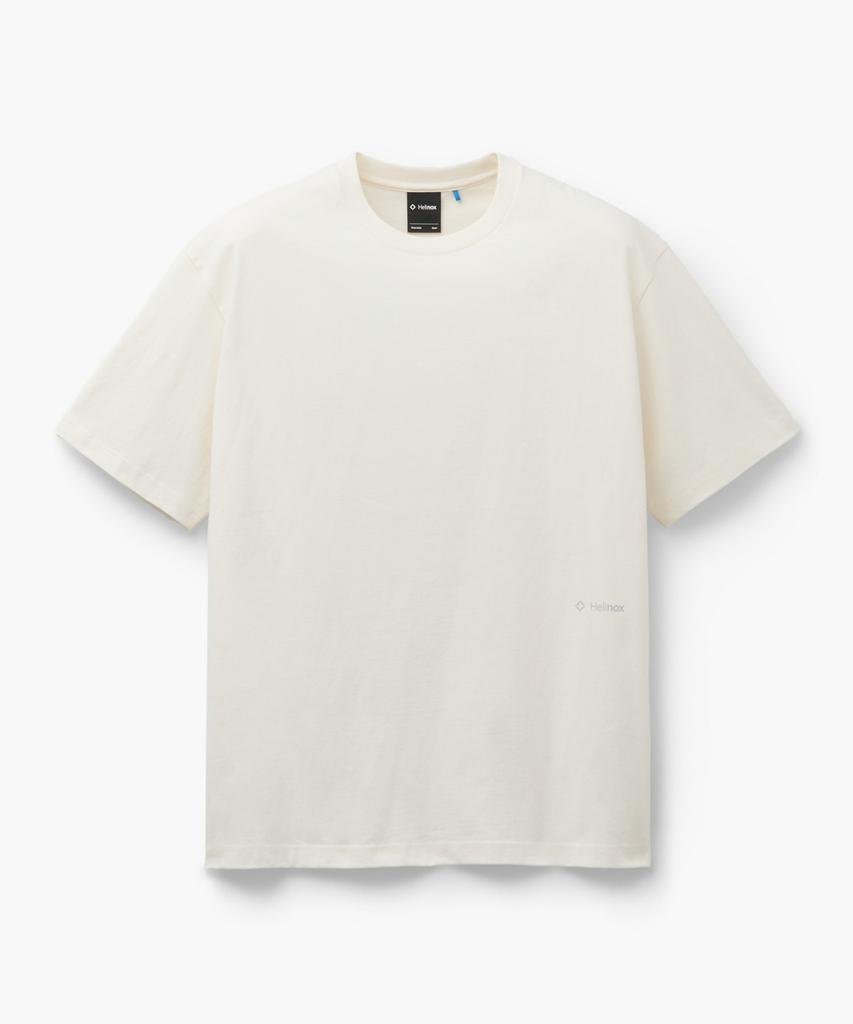 HELINOX WEAR Eclipse Cotton Short Sleeve T-Shirt_Ivory