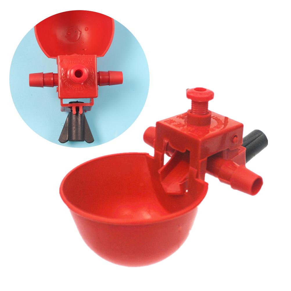 20 PCS Quail Drinker Poultry Water Drinking Cups Pigeon Chicken Fountain Stainless Steel