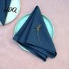 Soft Fabric Napkins Rustic Cloth Napkin 16 Inch Solid Color Linen Machine Kitchen Washable Farmhouse Style Napkin for Wedding Bridal Shower