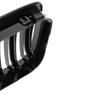 BMW 3 E46 99-01 COUPE / CABRIO griglie tra i fari (reni) set sinistra + destra DOPPIA BARRA NERA LUCIDA