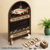 Personalized Fishing Wooden Sign 2-Layered Fish Caught Tracker Board with Number Tiles Custom Fisherman Gift for Husband Dad
