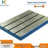T-Slot Cast Iron Platform: Precision Workbench for Tapping, Drilling, and Engraving.