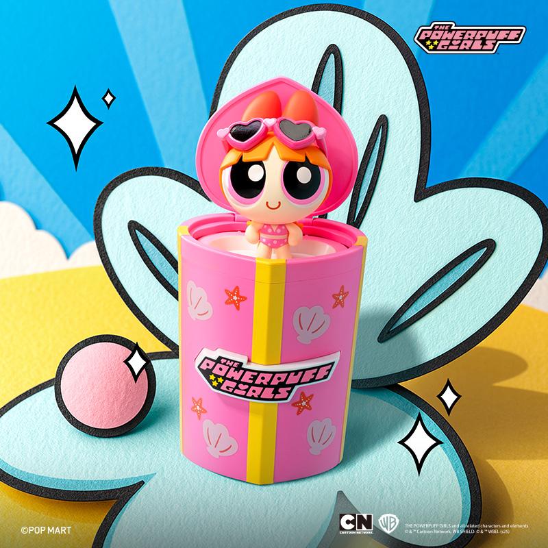 POP MART Figurinele Seriei Surpriză de Petrecere Powerpuff Girls Cutii Oarbe (Pachet Individual / Set de 9 Piese)