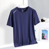 Summer Printed Ice Silk T Shirt Men's Sports And Leisure Running Fitness Breathable Short Sleeved Men's Outdoor Quick Drying Clothes