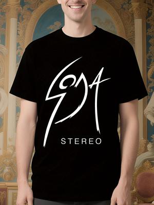Soda Stereo Band Logo Tshirt - Plus Size Big and Tall Tee