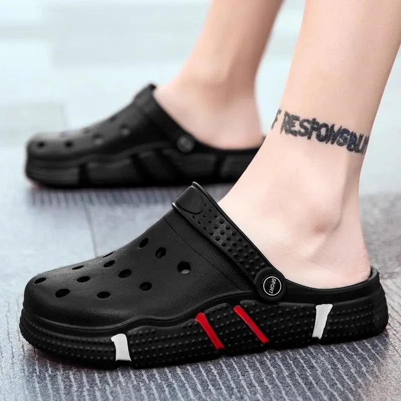 Módní dřeváky Měkké plážové poloviční Eva Pánská obuv Pánské pantofle Letní výprodej Zábava 2025 Móda Y2k Levná obuv Likvidace Vysoká kvalita