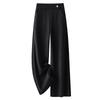 Ankola Women's 2024 Red Wool Pants: Autumn/Winter Collection, Thickened Narrow or Wide Leg Styles