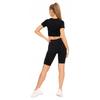 Women's Shorts Moraj Polyamide Push-Up High Waist Black Fitness Shorts