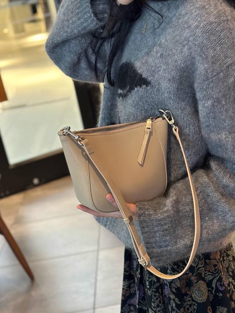 Women's Genuine Leather Small Crossbody Bag - 2026 Versatile Fashion Coin Purse with High-Quality Texture