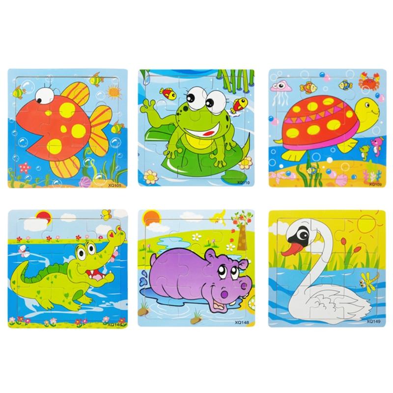 Kids Educational Toys Jigsaw Puzzle Toy for Toddler Children Boys and Girls Educational Puzzle Toys Wooden Frame Puzzle