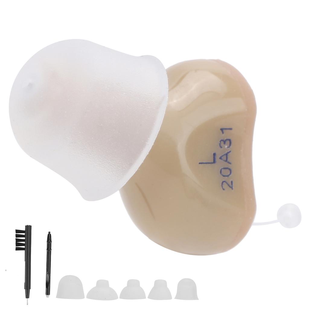 20D Deep Ear Canal Hearing Aid Sound Amplifier Assist Mini Compact for Deafness ElderlyLeft Ear