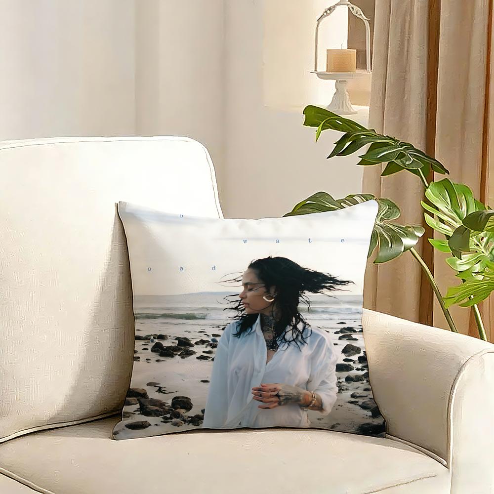 Singer KKehlani Cushion Cover Reversible Plush Pillow Cover Soft Fluffy Home Decor for Sofa Bedroom