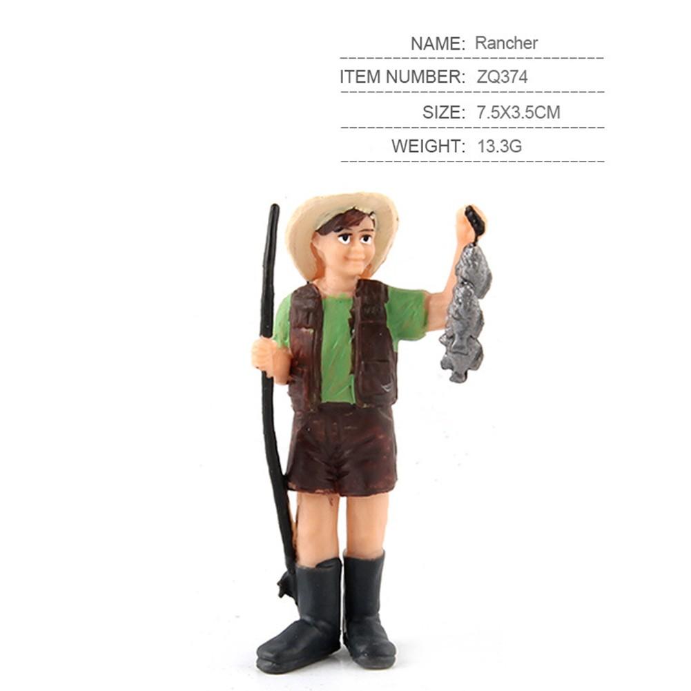 

Модель Люди Фигурки Макет Модель ПВХ Пастух Симуляция ZQ374