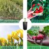 10/25Pcs Tree Shoots Pots Plastic Deep Nursery Tree Pot 7.8inch Flower  Plant Vegetables Container Pot For Outdoor Garden Black