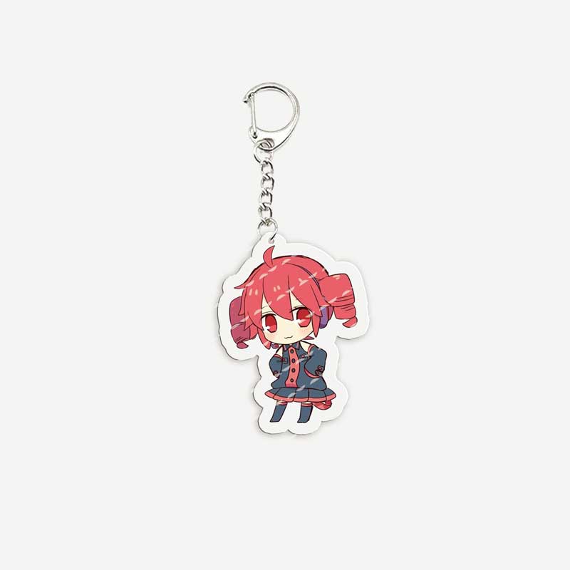 

Kasane Teto Keychains for Accessories Bag Acrylic Japanese idol Charm Keyrings Chains Jewelry Accessories Friends FANS Gifts