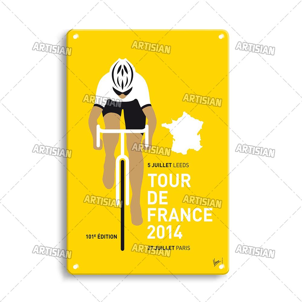 Artisian Cycling Metal Sign Bicycle Riding Tin Plaque Bike Decorative Poster Wall Decor Garage Bar Pub Club Hotel Cafe Kitchen