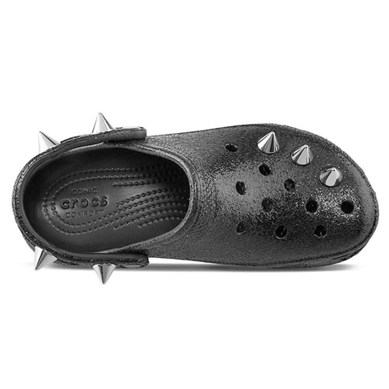 Crocs Classic Clog Slip-resistant and Wear-resistant Outdoor Casual Shoe Black Women's