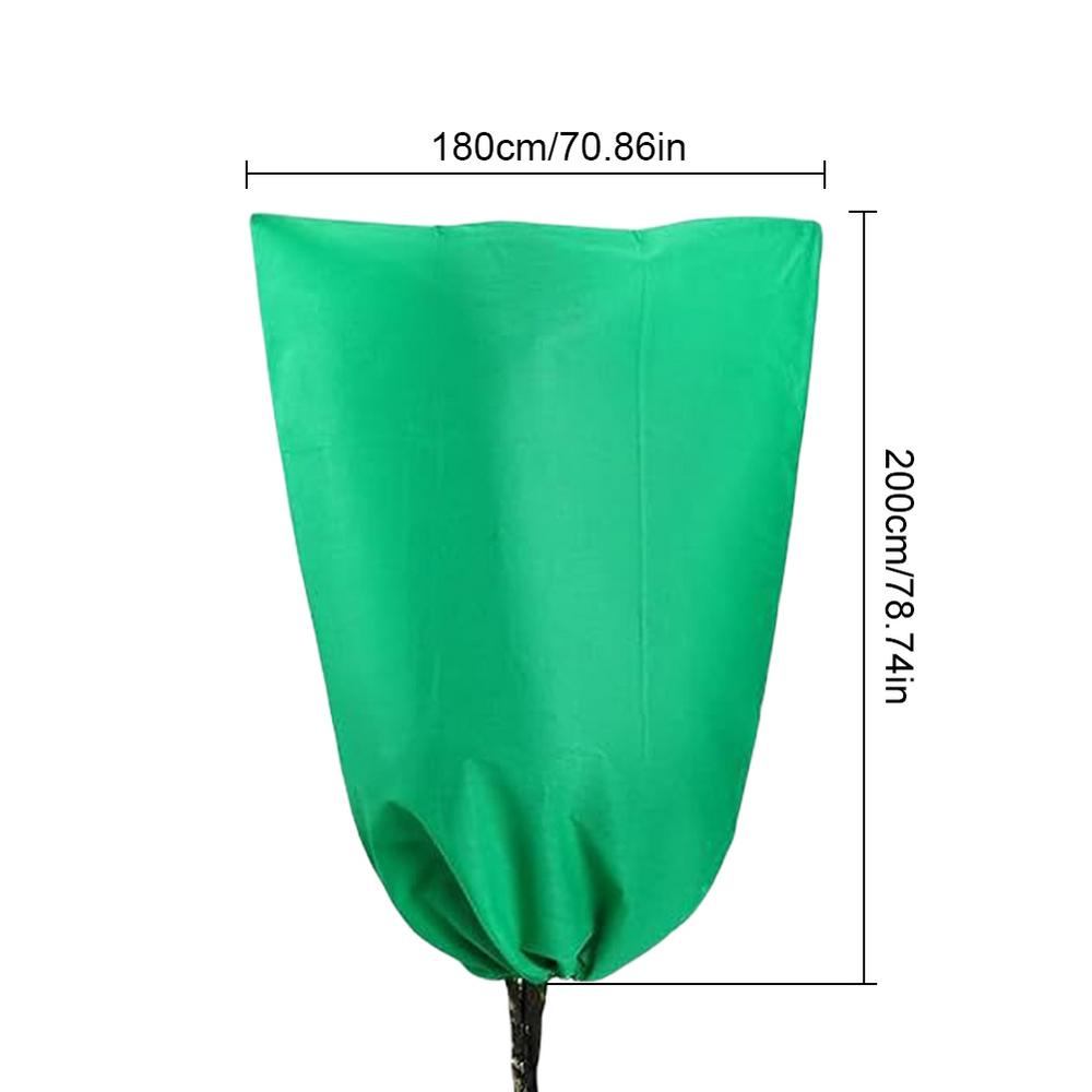 Winter Frost Blankets Plants Frost Blanket 79x71inches Freeze Protection Tree Cover Drawstring Cold Weather Reusable Frost Cloth