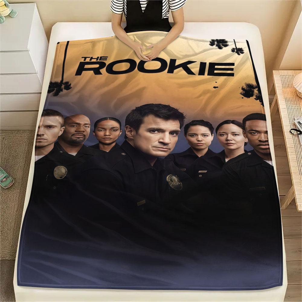 1 PZ Coperta di Flanella Fantasia THE ROOKIE Adatta a Tutte le Stagioni per Arredamento Casa Calore e Comfort Regali Regalo Festivo
