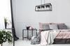 HANGING LAMP CAGE ELEGANT GLASS SHADE