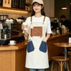 Multifunctional Color Block Canvas Apron for Barber, Barista & Baker - Custom Waist Apron