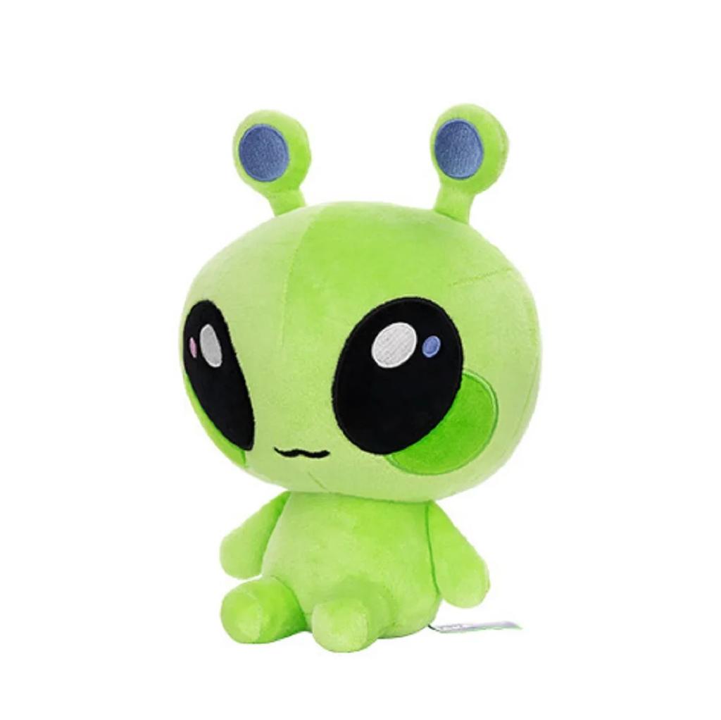 2028  Hot Dingle Plushie Green And Blue Tentacle Alien Doll