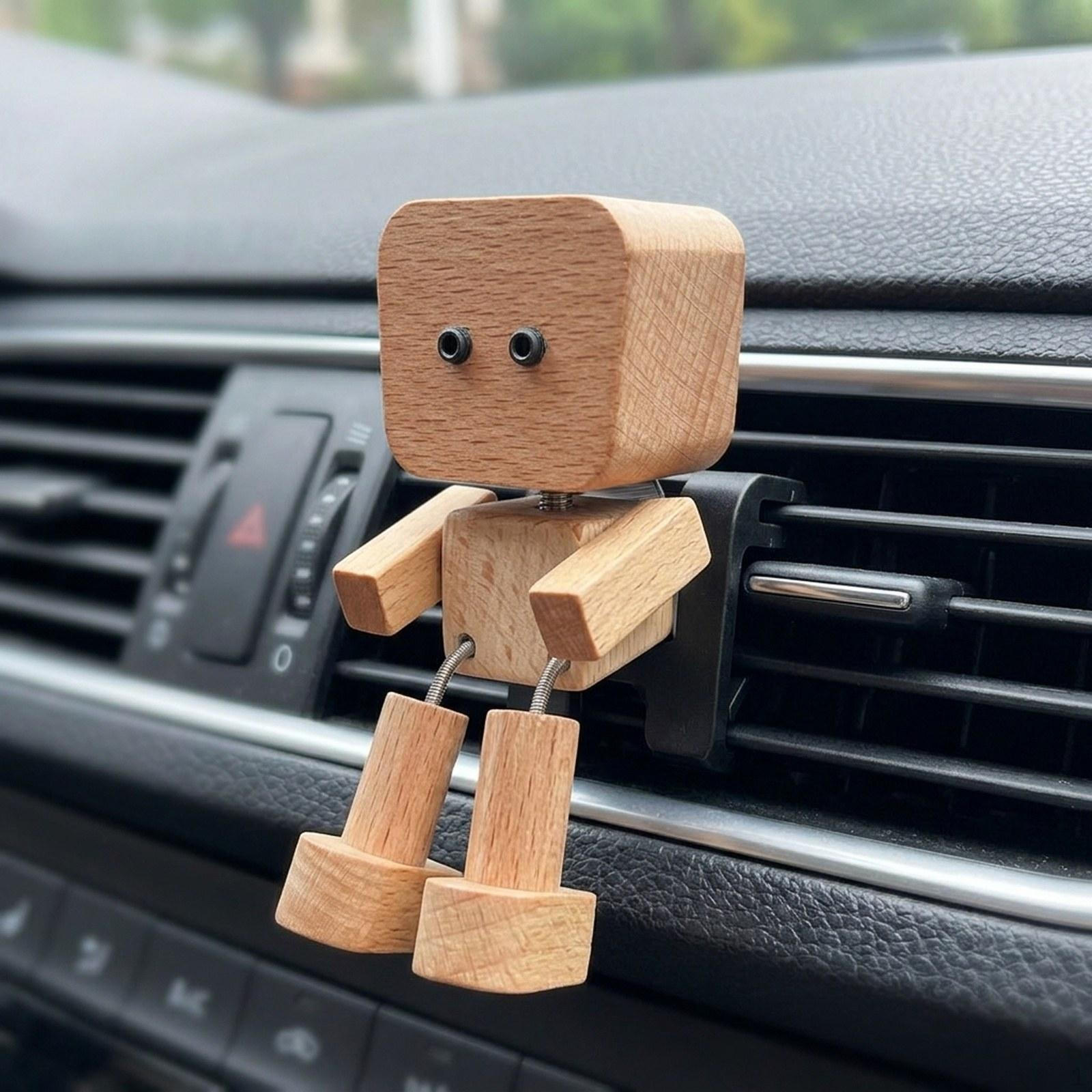 

Animated Figurine, Desk Decoration, Fun Car-Shaped Table Ornament. B