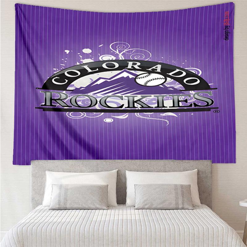 Rockies Baseball Quick-Dry Tapestry Hanging for Bedroom,Livingroom, Playroom,Decor Art Room Wall Tapestry Holiday and Birthday Gifts