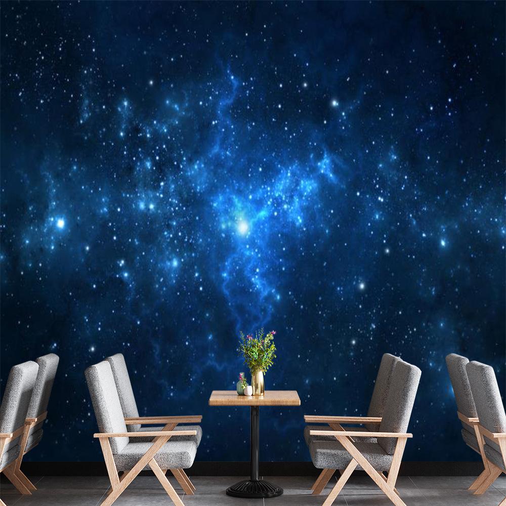 Galaxy Wallpaper Ceiling Starry Sky Mural Universe Wall Mural Home Bedroom