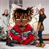 Juice WRLD printed throw blanket—soft,warm;versatile blanket for all seasons—perfect as &air-conditioning throw,nap blanket