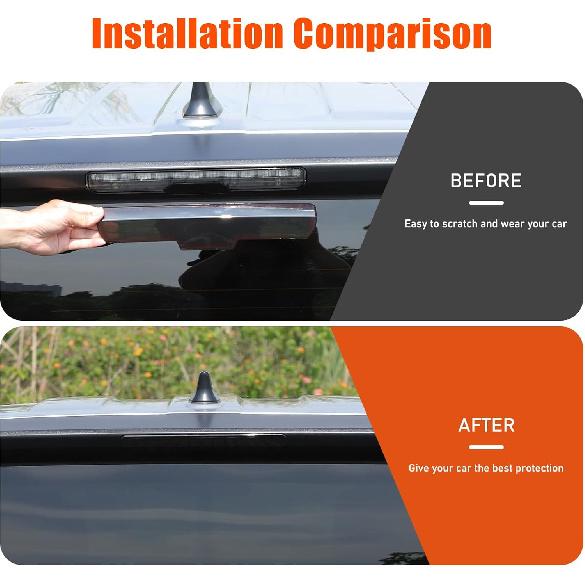 

TOYCIDFG Tail Light Brake Light Tinted Cover Compatible with Toyota Tacoma 2024 2025, Rear 3rd Brake Center High Mount Stop Lamp Smoked Lens Cover