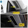 ABS Car Inner Window A-pillar Air Outlet Frame Decor Cover Trim For Volkswagen Arteon 2018 - 2024 Interior Refit Kit Accessories
