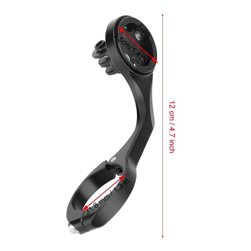 Aluminum Alloy Computer Torch Action Camera Extension Mount(Black, for IGPS)