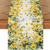 Spring Watercolor Flower Table Runner - Indoor/Outdoor Dining & Home Decor