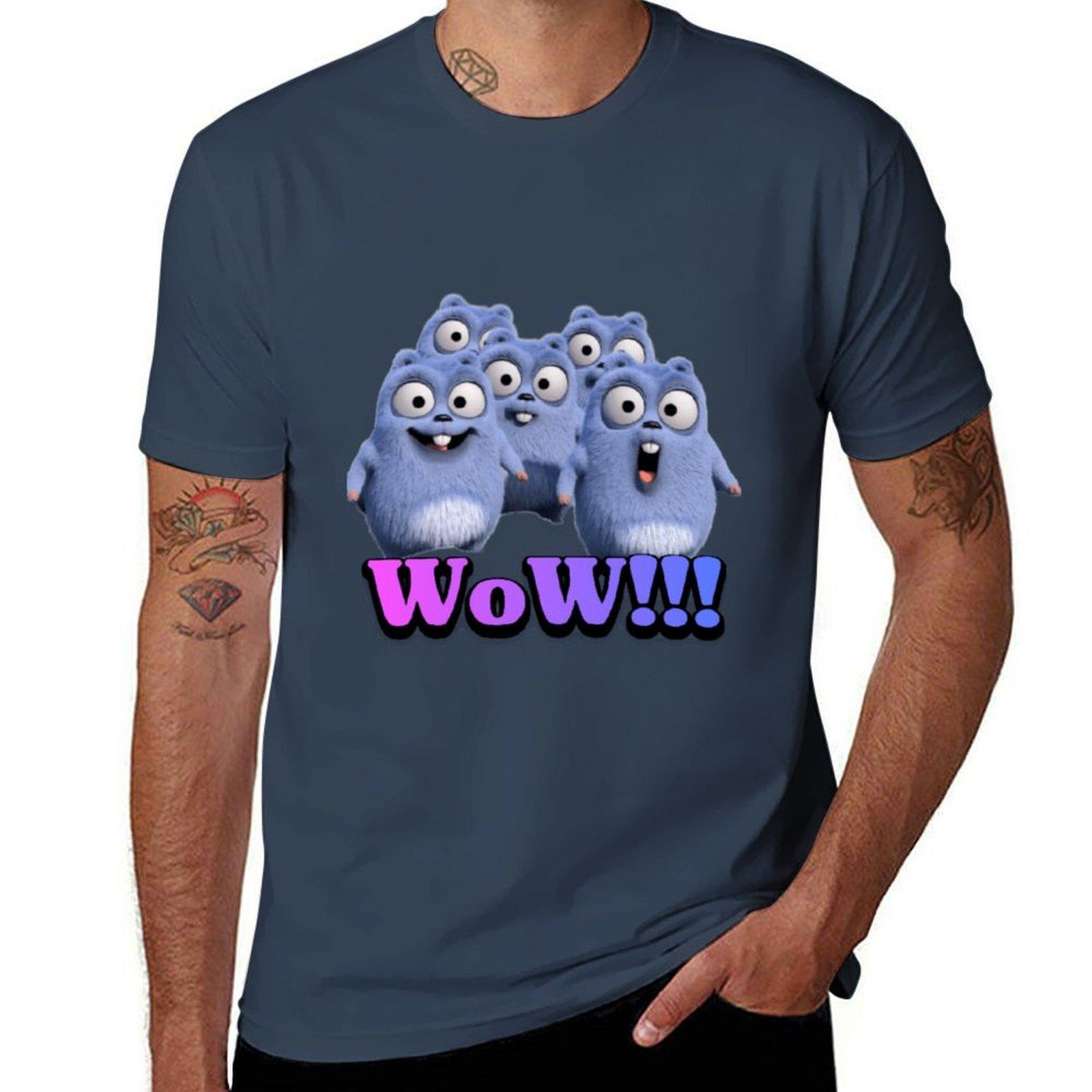 Grizzy and the lemmings TShirt Simple Graphic Design TShirt S