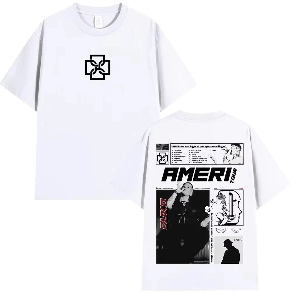 Rapper Tour Merch T-shirt Men Women Clothing Fashion Hip Hop Oversized T-shirts Cotton Cozy Short Sleeve Men T Shirts