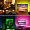 Led Strip Lights 6.56ft for 40-60in TV USB Backlight Kit with Remote 16 Color 5050 Bias HDTV