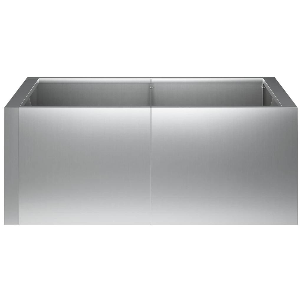 Retaining Wall 8 Pcs 300 X 100 X 30 Cm Galvanized Steel Silver
