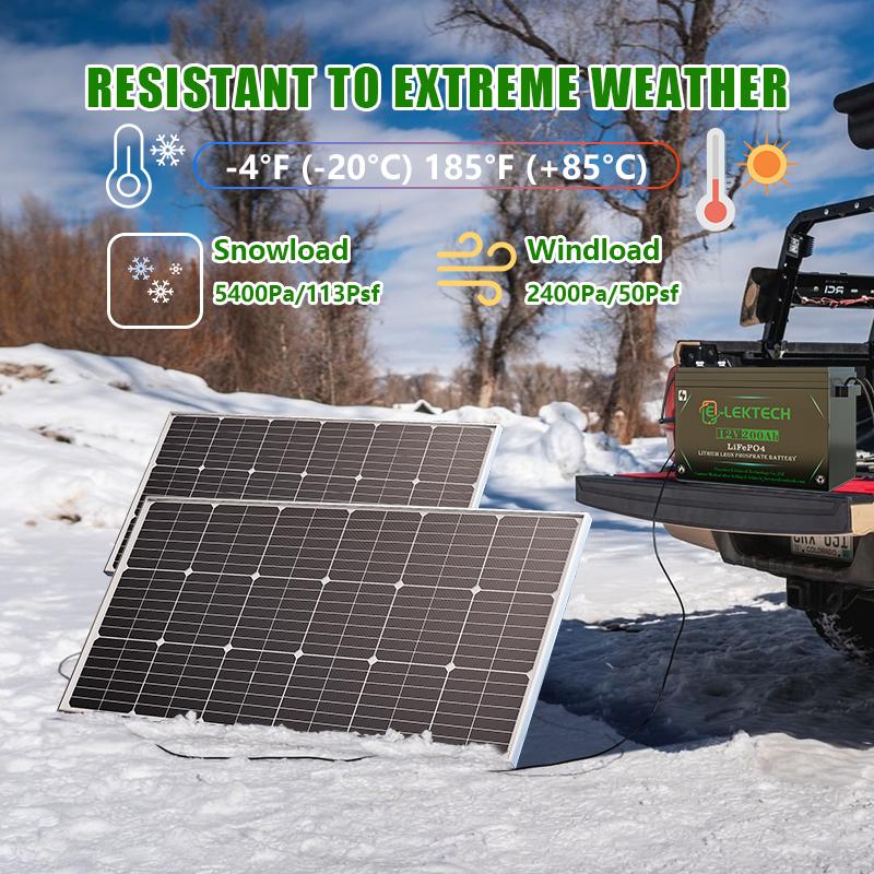 6000W Monocrystalline Solar Panel Kit Waterproof Photovoltaic Panel, Suitable for Residential, RV, Yacht, off Grid System