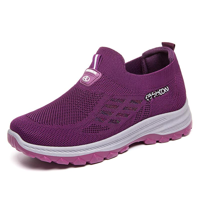 Women's Breathable Soft Sole Spring Walking Shoes for Middle-Aged and Older Adults